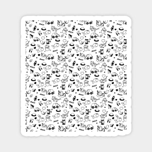 Doodle Pattern Magnet