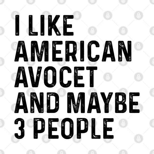 I Like American Avocet And Maybe 3 People Funny by HeroGifts
