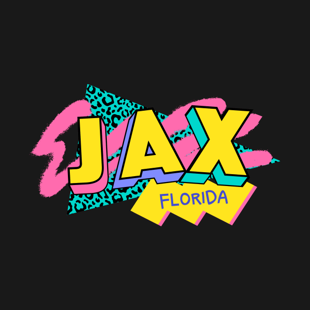 Jacksonville, Florida Retro 90s Logo by SLAG_Creative