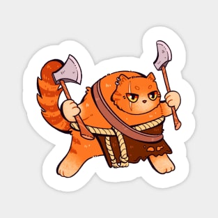 DnD Cats - Barbarian Magnet