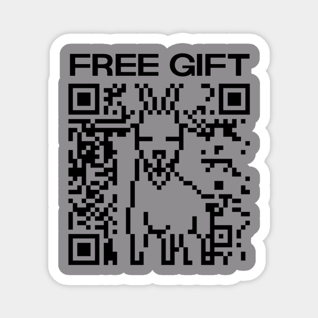 QR GOAT Magnet by Lehjun Shop