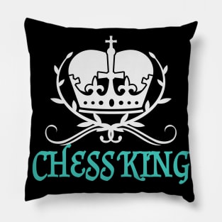 King of Chess Crown Player Pillow