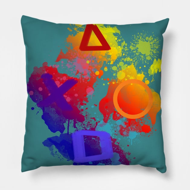 PS4 Buttons Pillow by Lore Vendibles