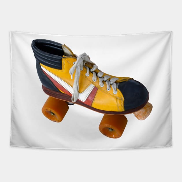 Retro Roller Skate Tapestry by mrdoomits