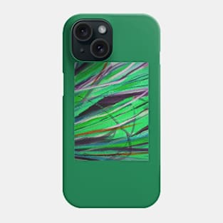 Abstract Grass 1 Digitally Enhanced 4 Phone Case