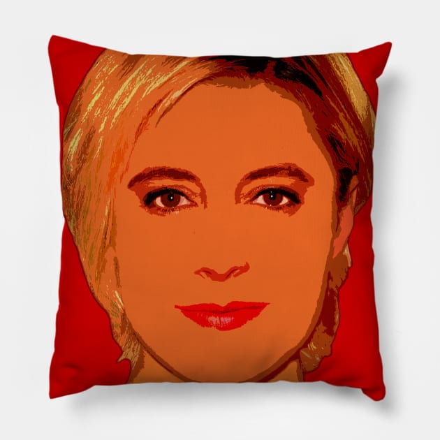 greta gerwig Pillow by oryan80