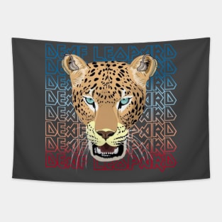 Deaf Leopard Tapestry