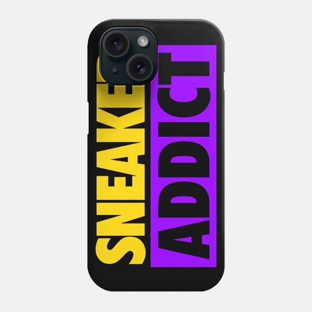 Sneaker Addict Lakers Phone Case by Tee4daily