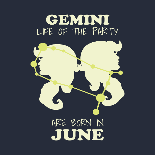 Funny Gemini Zodiac by ugisdesign