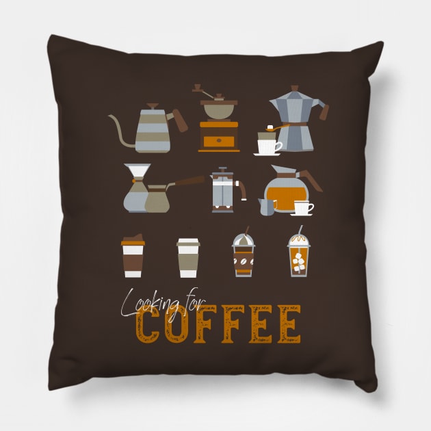 Looking for Delicious Coffee Drink Pillow by FlinArt