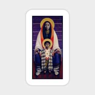 Hopi Barn Madonna & Child Magnet