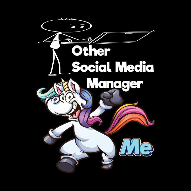 Other Social Media Manager Unicorn Me by ProjectX23Red