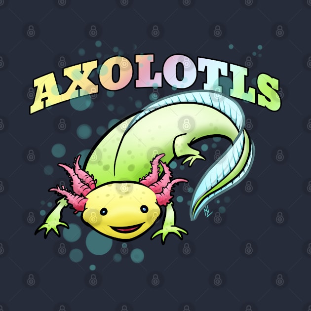 axolotls mascot by Generic Mascots