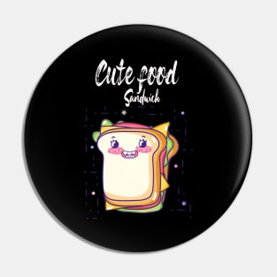 Cute Food Sandwich Pin