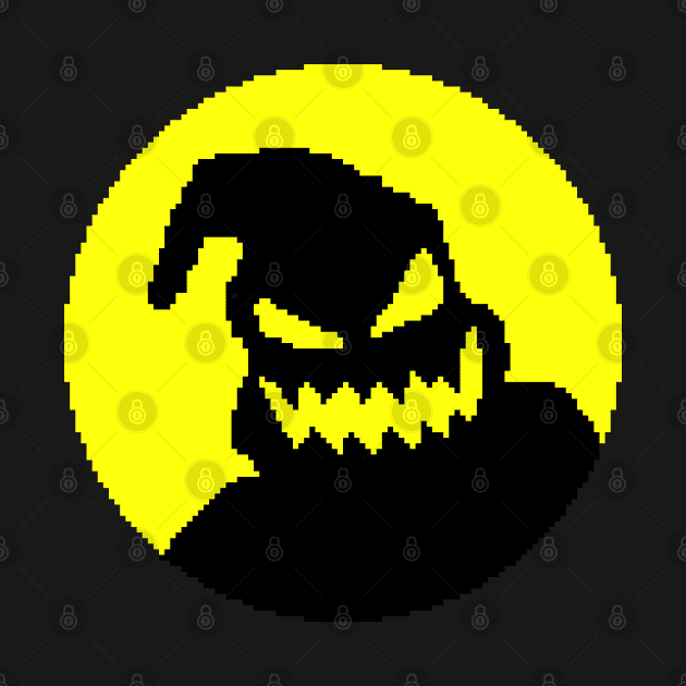 Pixelated Oogie Boogie Man by pookiemccool