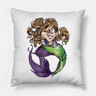 Mother Mermaid Pillow