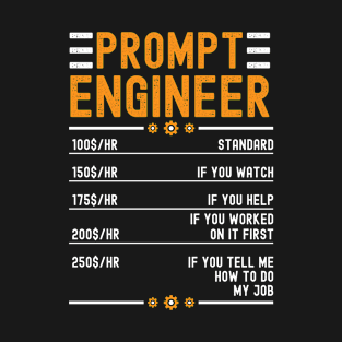 /imagine Prompt Engineering Prompt Engineer T-Shirt