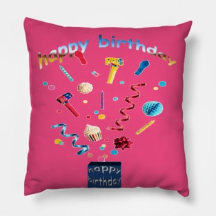 happy birthday Pillow