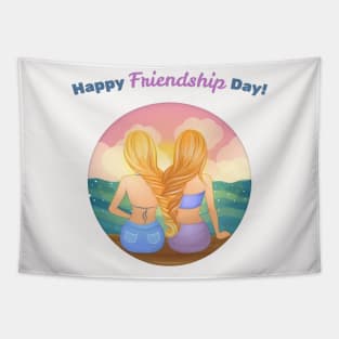 Happy friendship day Tapestry