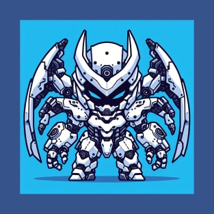 Chibi SpiderRobo White Armor T-Shirt