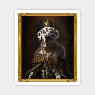 Majestic Dalmatian - Medieval Croatian King (Framed) Magnet