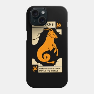 Capricorn Tarot Card - Muchery Vintage Tarot Deck Phone Case