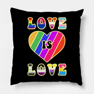 Love Is Love Pride LGBTQIA LGBT LGBTQ Human Pillow