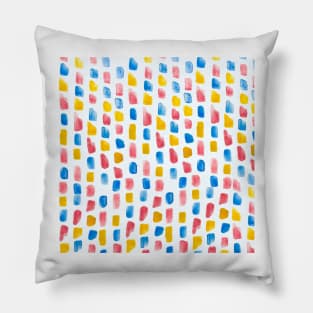 Waterclor strokes Pillow