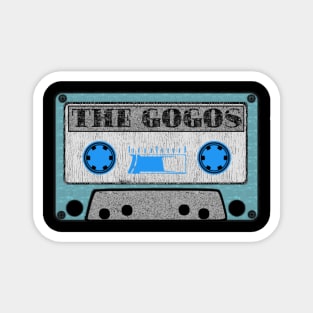 the gogos blue cassette Magnet