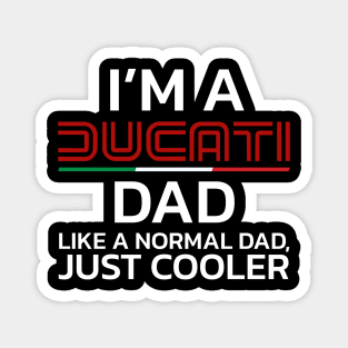 Father's Day Ducati Classic Dad Tee Magnet