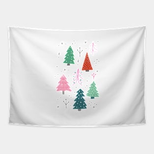 Christmas Tree Forest Tapestry