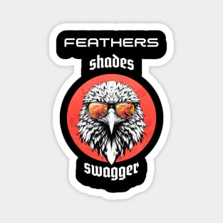 Urban Eagle: Feathers, Shades, Swagger Magnet