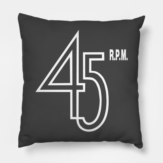 45 RPM Pillow by goatboyjr