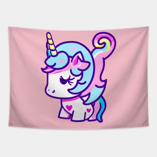 A CUTE KAWAI Unicorn Tapestry