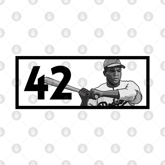 42: Jackie Robinson by History Tees