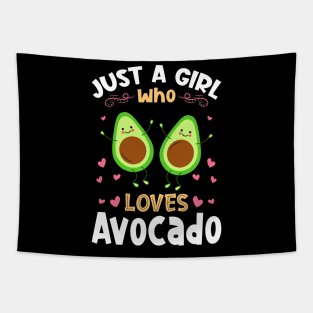 Just a Girl who Loves Avocado Gift Tapestry