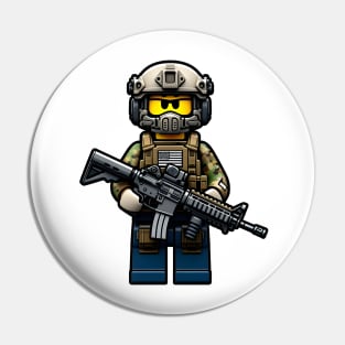 Tactical LEGO Pin