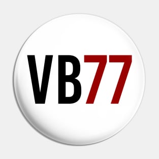 Valtteri Bottas 77 - Driver Initials and Number Pin