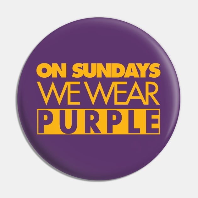 Sunday Purple II Pin by mjheubach