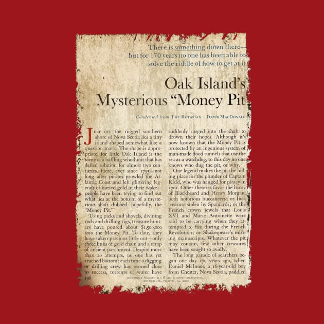 Oak Island Money Pit by OakIslandMystery