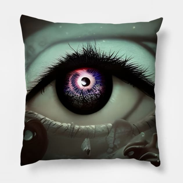 Trippy Melting Eye Pillow by mdr design