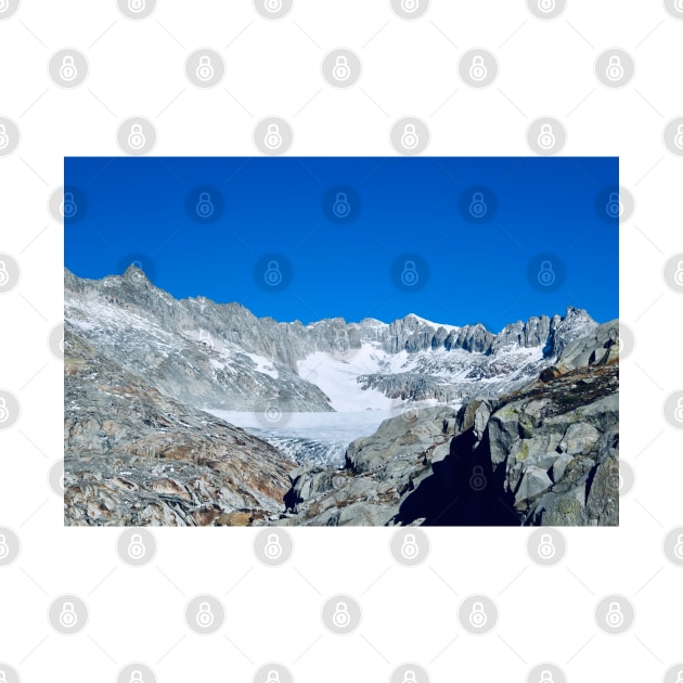 Rhone glacier Swiss Alps / Swiss Artwork Photography by RaphaelWolf