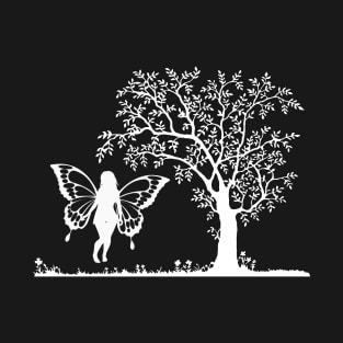 Nature Wildlife Butterfly Fairy T-Shirt