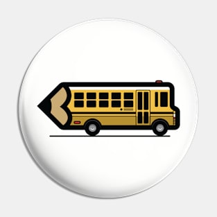 Pencil Bus Pin