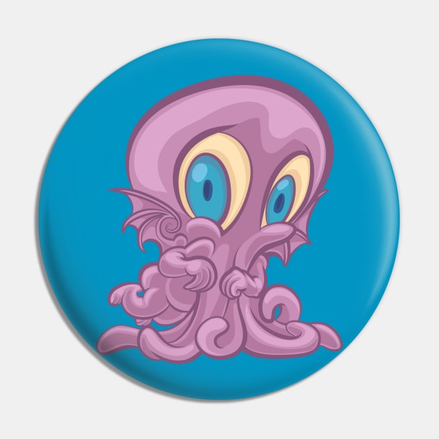 Cthulu Pin by majanation