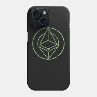 Ethereum Blockchain Wireframe Design Phone Case