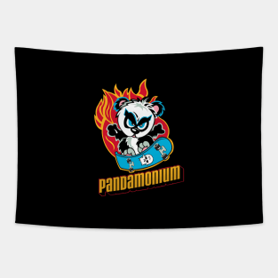 Skate Pandamonium Tapestry