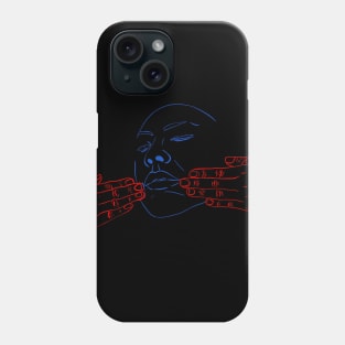 Close your eyes Phone Case