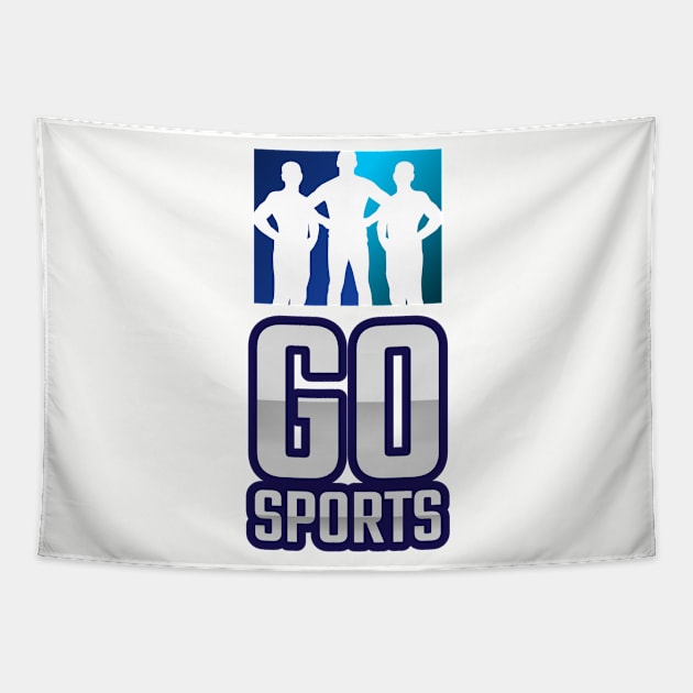 Go Sports Tapestry by Mad Art