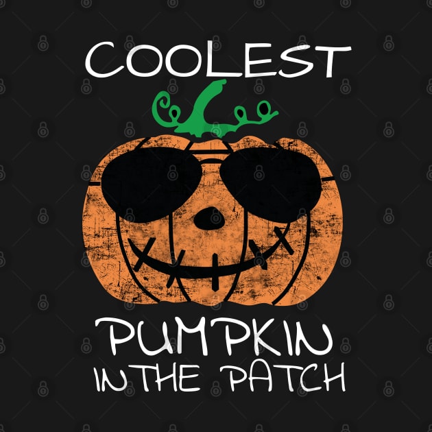 Coolest Pumpkin In The Patch Halloween by SamDesigns